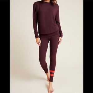 Sundry J’taime Sweatshirt Sz 0 and Leggings Sz 0